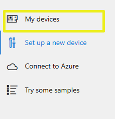Windows 10 IoT My Devices