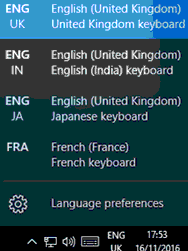 switch language