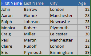 excel 2016 filter cells