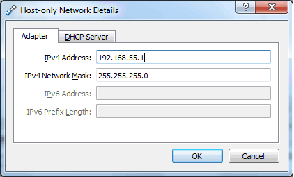 Host-Only adapter IP Address