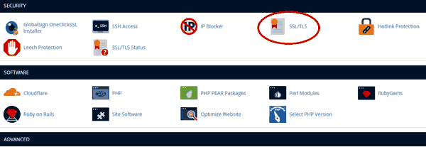 cPanel SSL