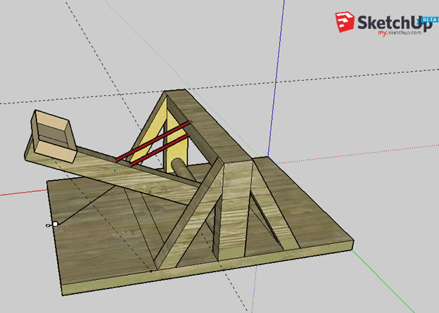 Catapult 3D Model