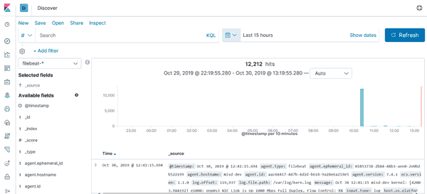 Filebeat on Kibana