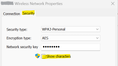 Wireless Properties