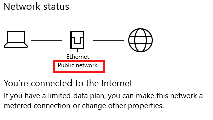 network type public