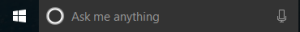 Windows 10 Search box