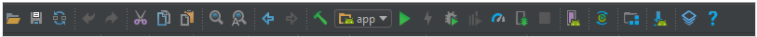 Android Studio Toolbar